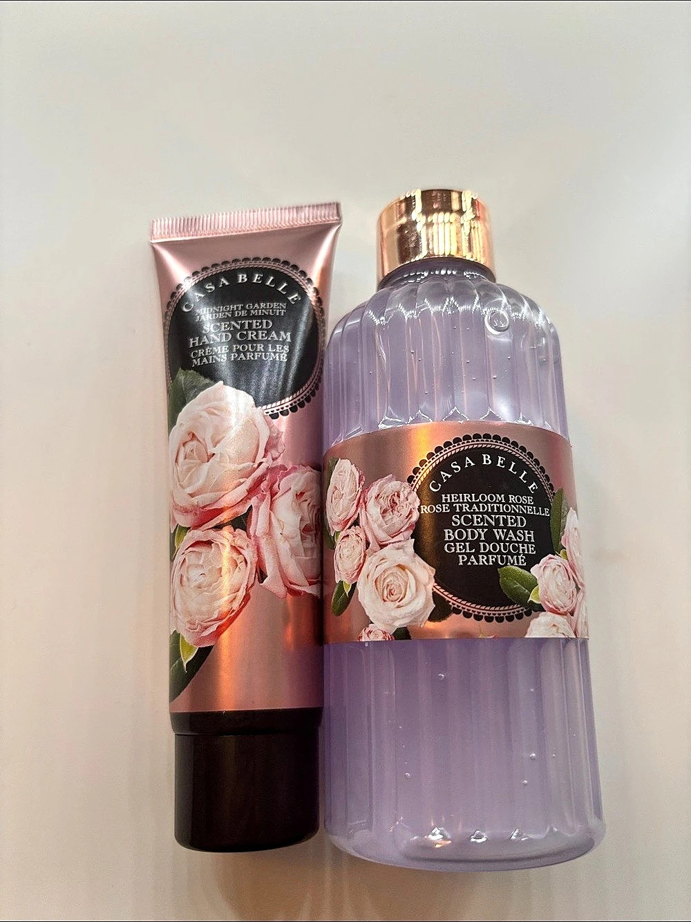 Casa Belle Heirloom Rose Scented Body Wash & Hand Cream